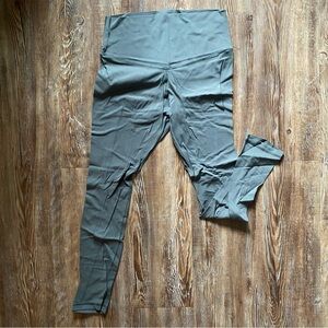 Aerie Chill Play Move Olive Green Leggings